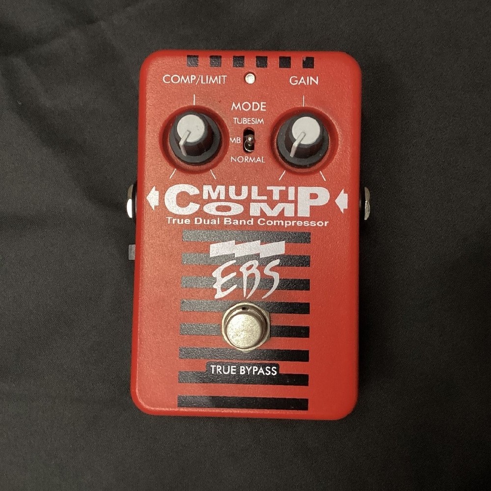 EBS MULTI COMP Vermilion Analog compressor pedal