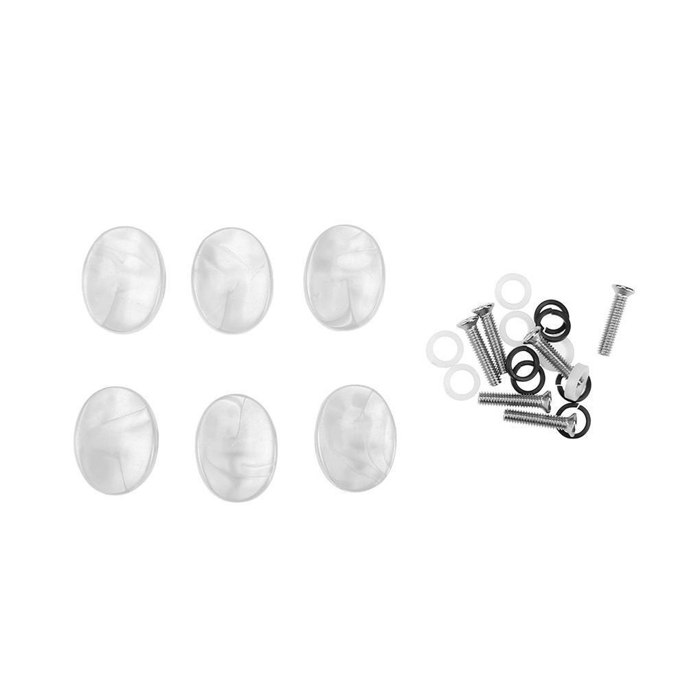 6PCS Guitar Tuning Pegs Tuners Machine Heads Replacement Button Knobs US