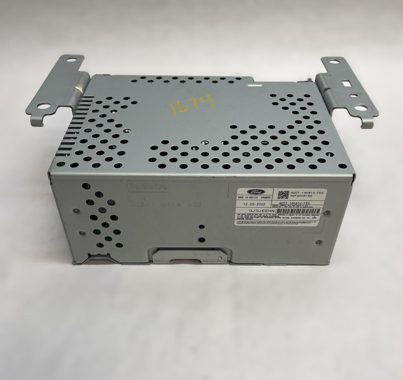 2023 FORD BRONCO RADIO RECEIVER OEM M2DT-18K810-FEG AUDIO AV EQUIPMENT NTO