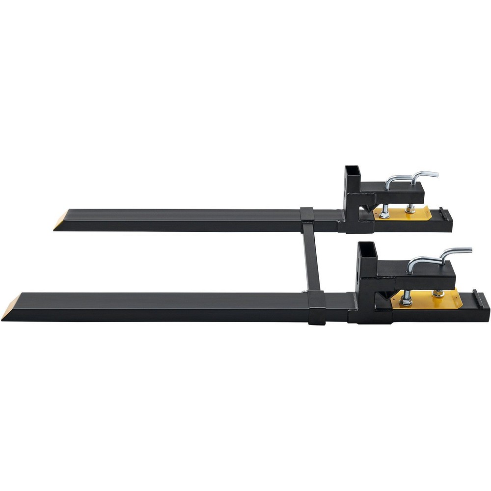 Double-Bar Pallet Forks 60in 4000lb Frame Work Adjustable Core