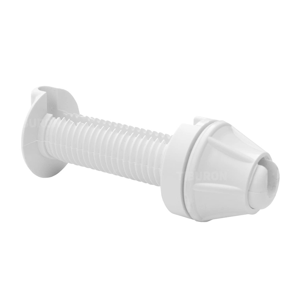 CABLE THRU-HULL FITTING WHITE 2" x 3/4", White