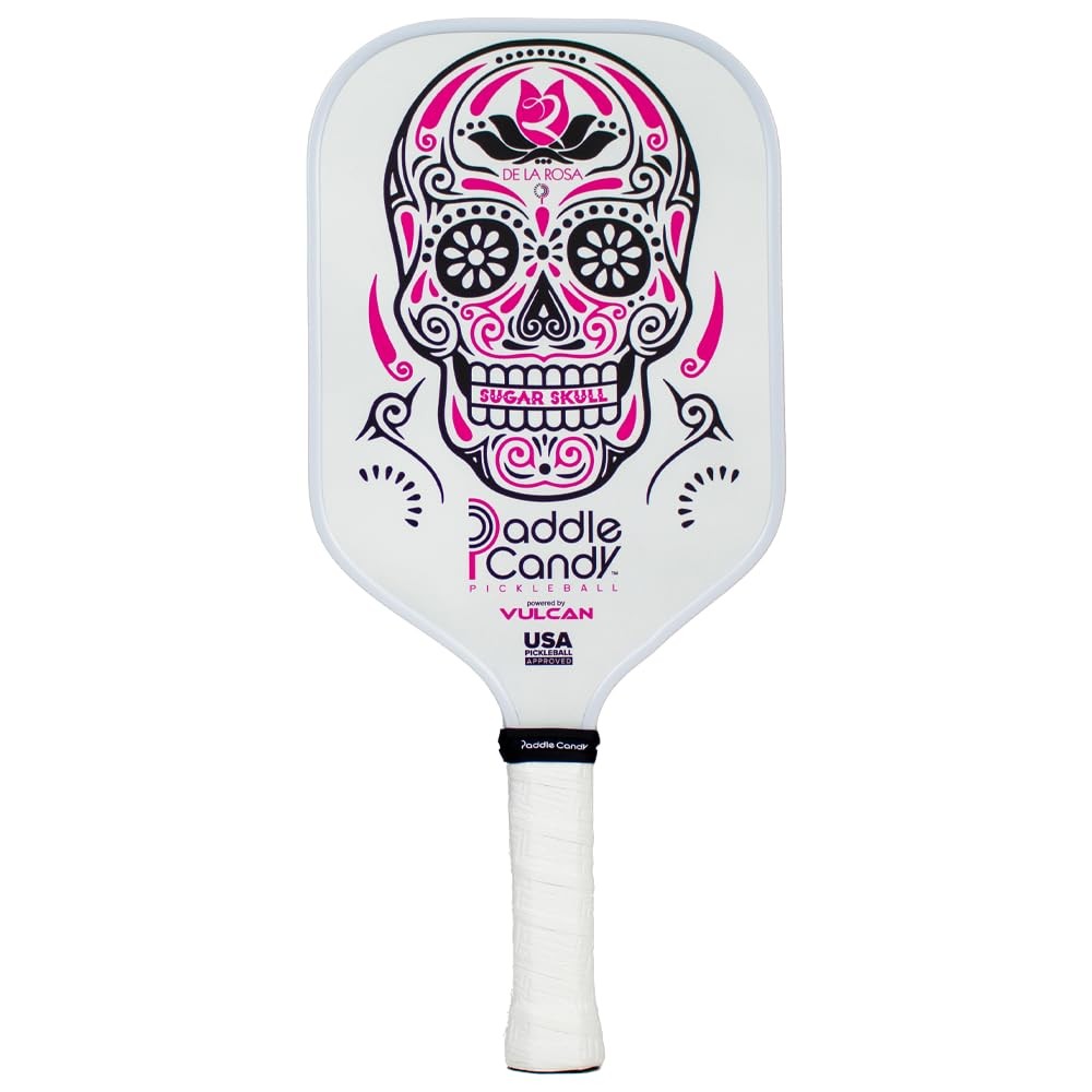 | Paddle Candy Sugar Skull Pickleball Paddle | Hybrid Performance | Polypropy...