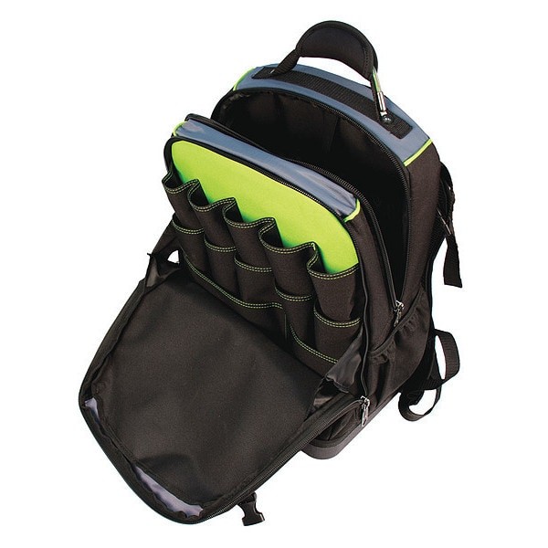 Greenlee 0158-27 Tool Bag, Polyester, Black, 27 Pockets