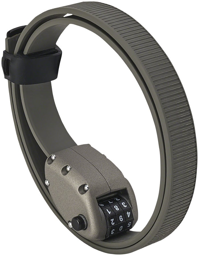 OTTOLOCK HEXBAND Cinch Lock: 30", Titanium Gray