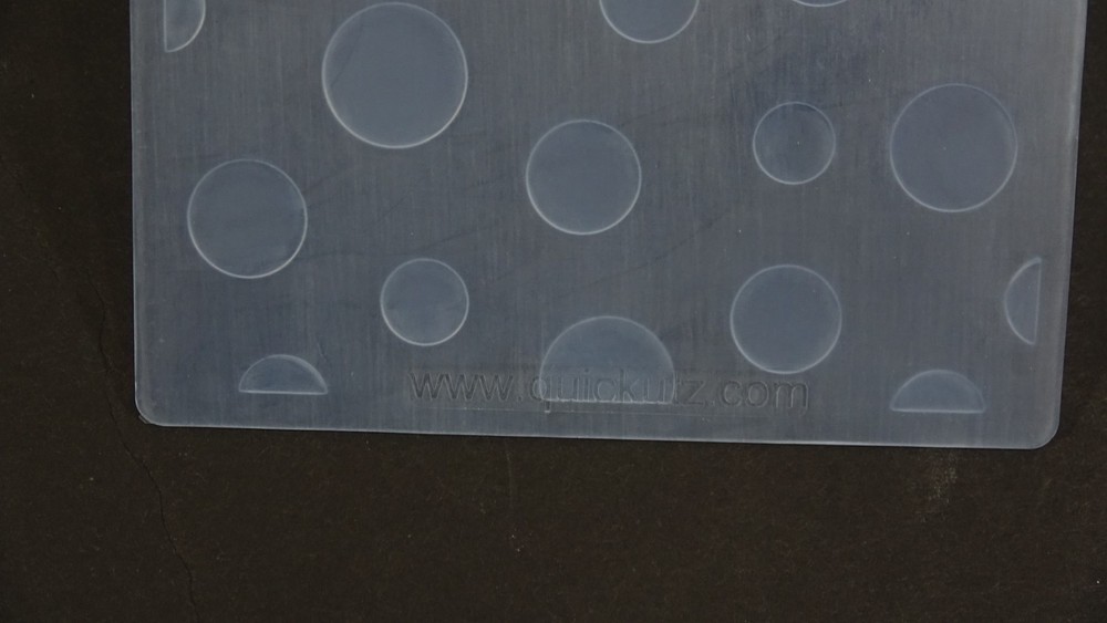 Lifestyle Crafts Quickutz Embossing Folder 2 Sizes Circles