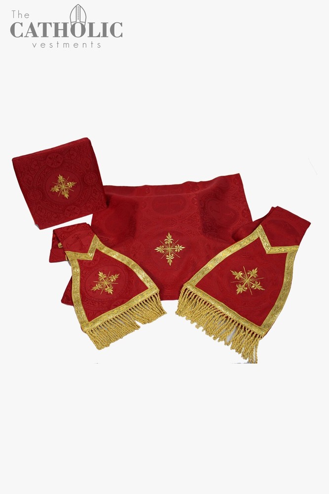 Fiddleback Vestment & Mass Sets - Red ( Sacred Heart )