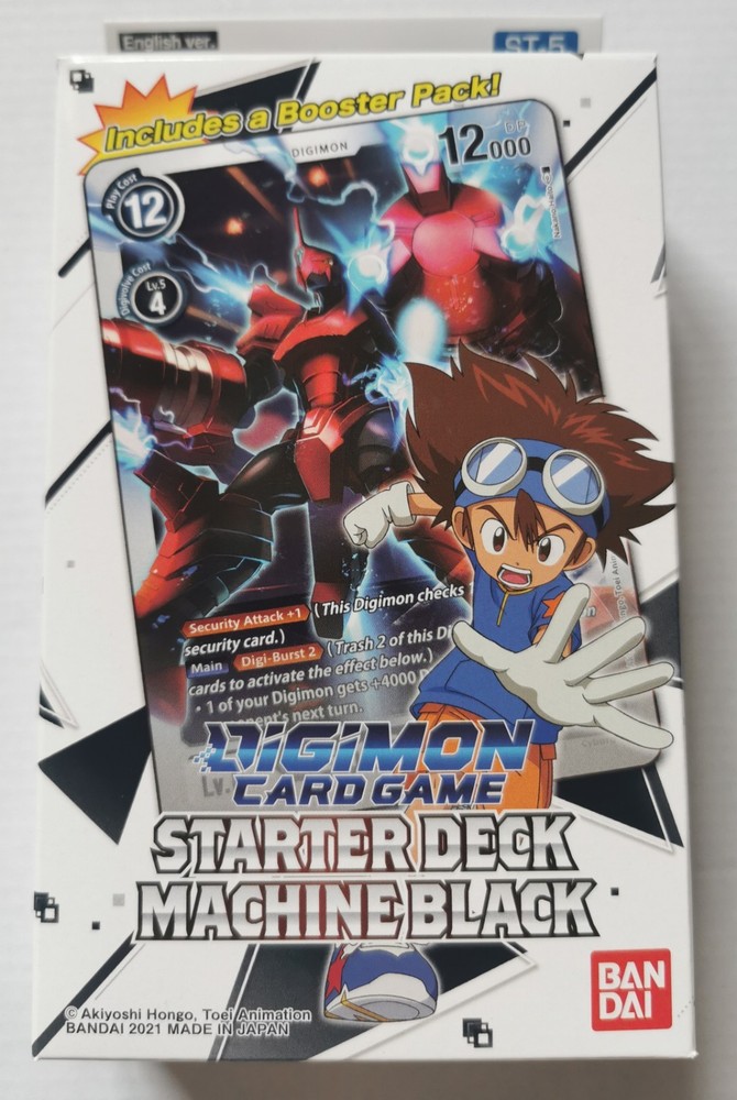 Digimon Card Game starter deck. Machine Black - Brand new & Sealed