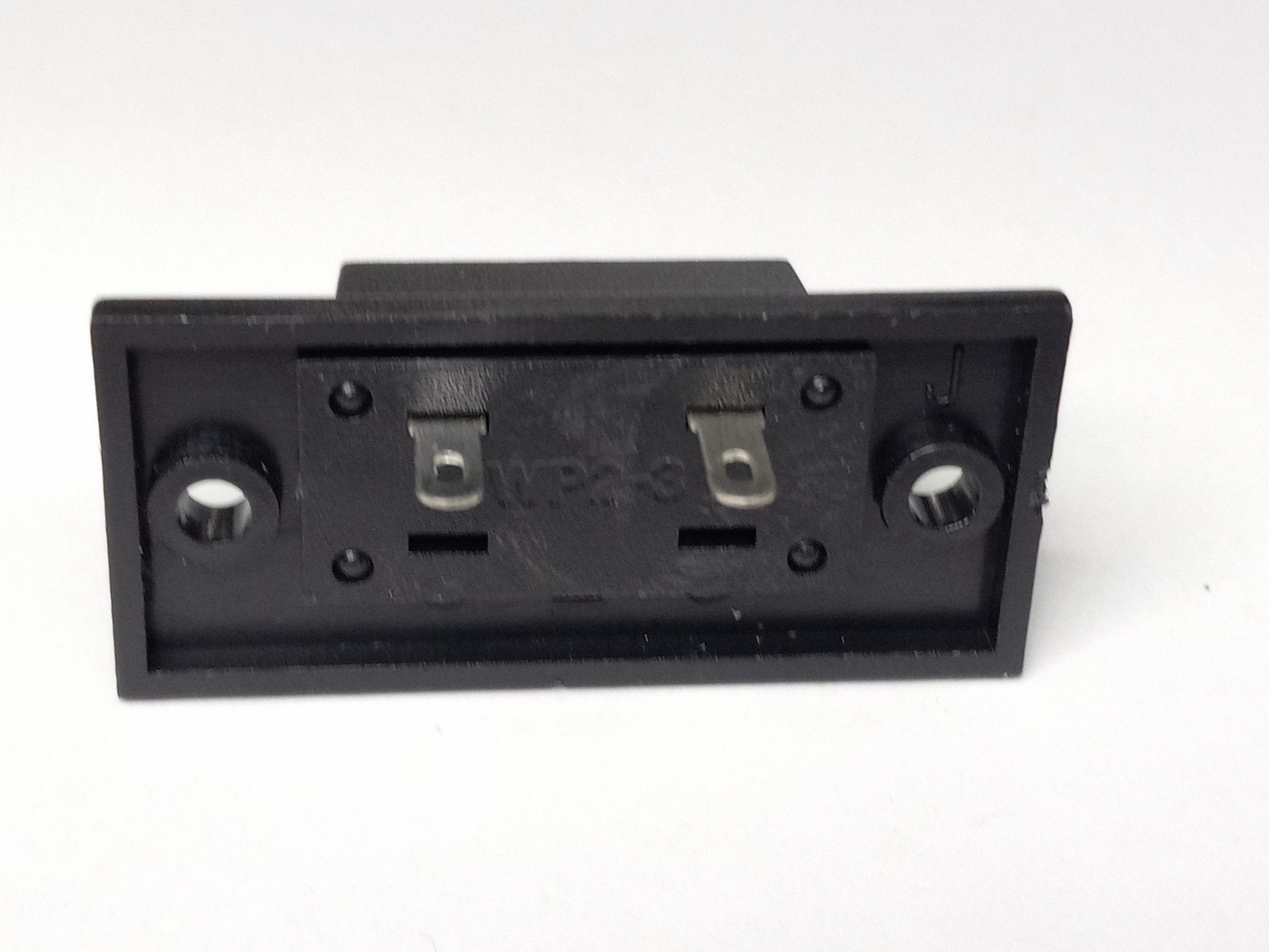 Push-Terminal Speaker Wire Connector Panel With Red & Black Terminals