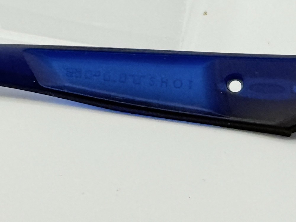 OAKLEY SPLIT SHOT SUNGLASSES REPLACEMENT TRANSLUCENT BLUE LEFT TEMPLE ARM BARE