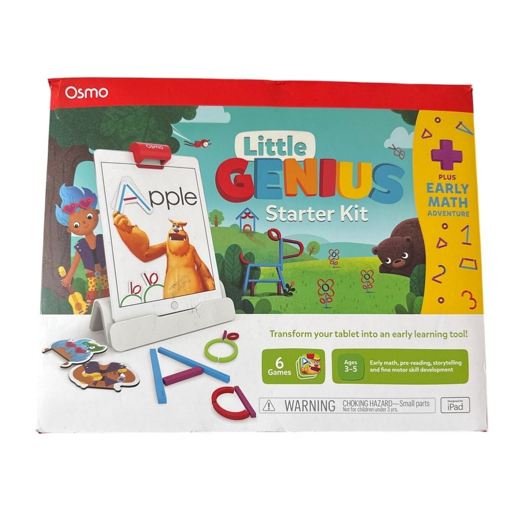 Osmo Little Genius Starter Kit for iPad Problem Solving & Creativity Ages 3-5