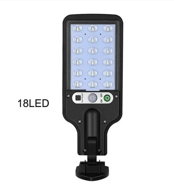 LED Outdoor Solar Headlight Cold Light Solar Charging Panel Spotlight With Sensor