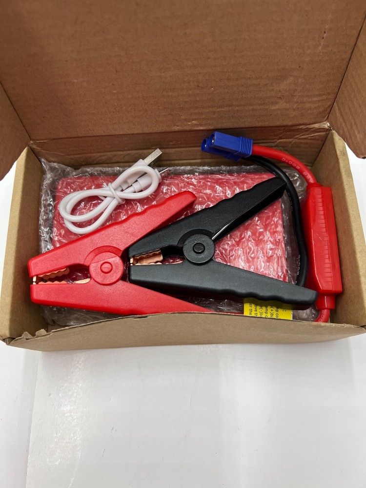 Portable Multi-Function Car Vehicle Jump Starter Power Bank Booster Red