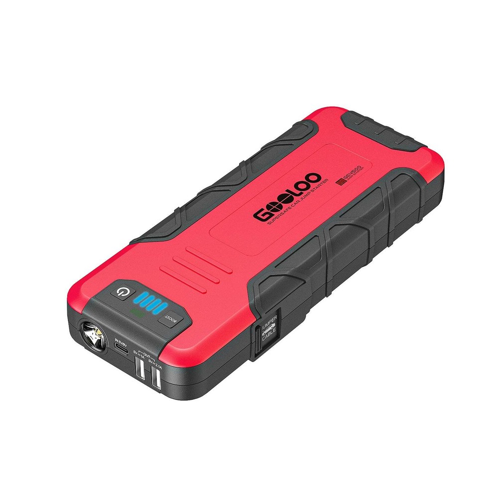 GOOLOO Car Battery Jump Starter 4500A Peak Jump Starter with USB Quick Charge