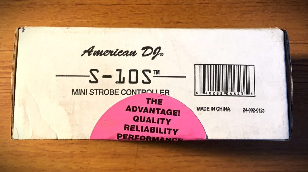 AMERICAN DJ S-10S Mini Strobe Controller (NOS) (NIB) !
