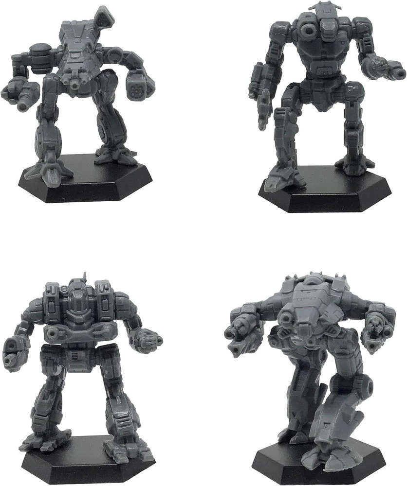 Battletech Grey Mini Pack: Inner Sphere Heavy Battle Lance
