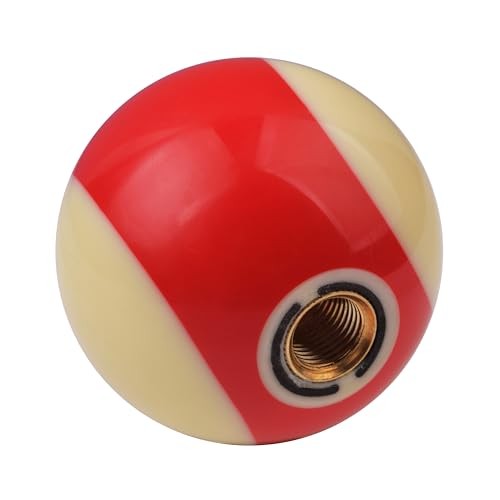 Pool Ball Shift Knob Stick Shift Knobs Round Billiard Ball Stick Shift Red 11