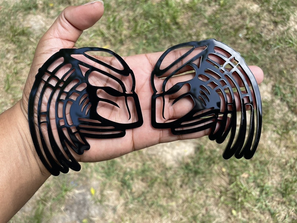 Predator Emblem Badge’s Custom Black New