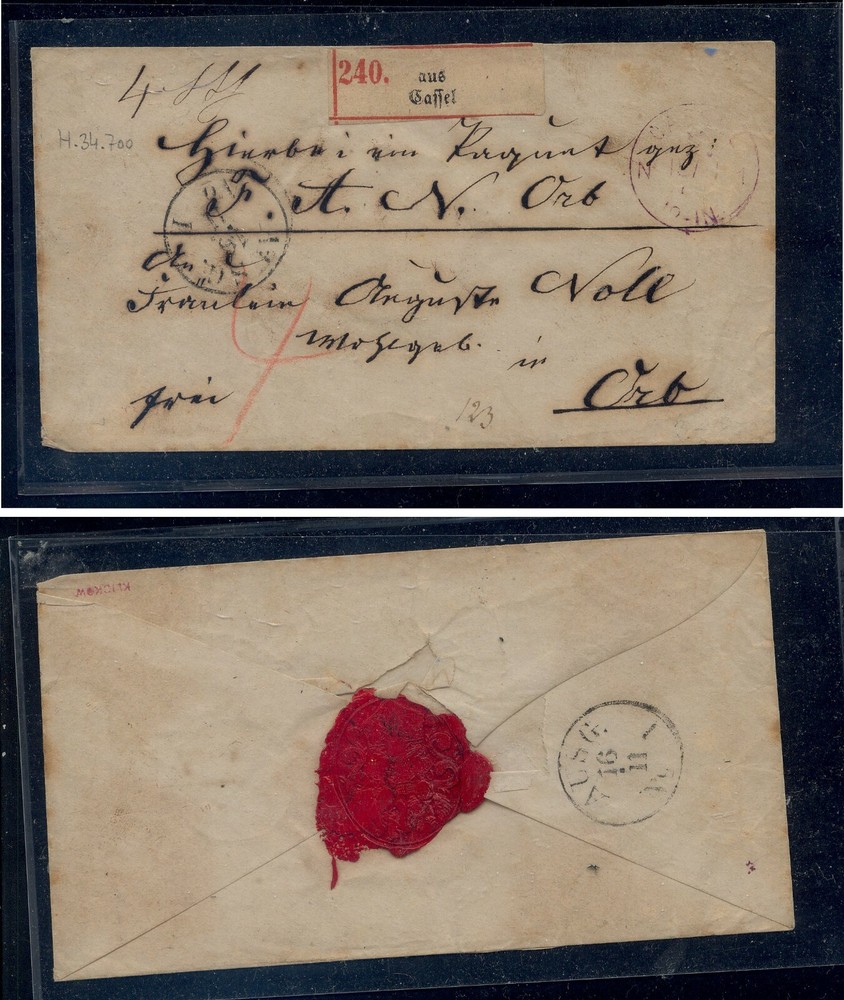 Switzerland   stampless  envelope  nice markings