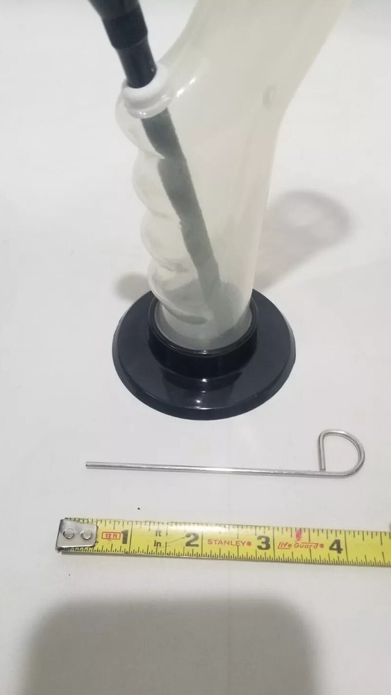 Acrylic Water Pipe 1.5x9 Clear