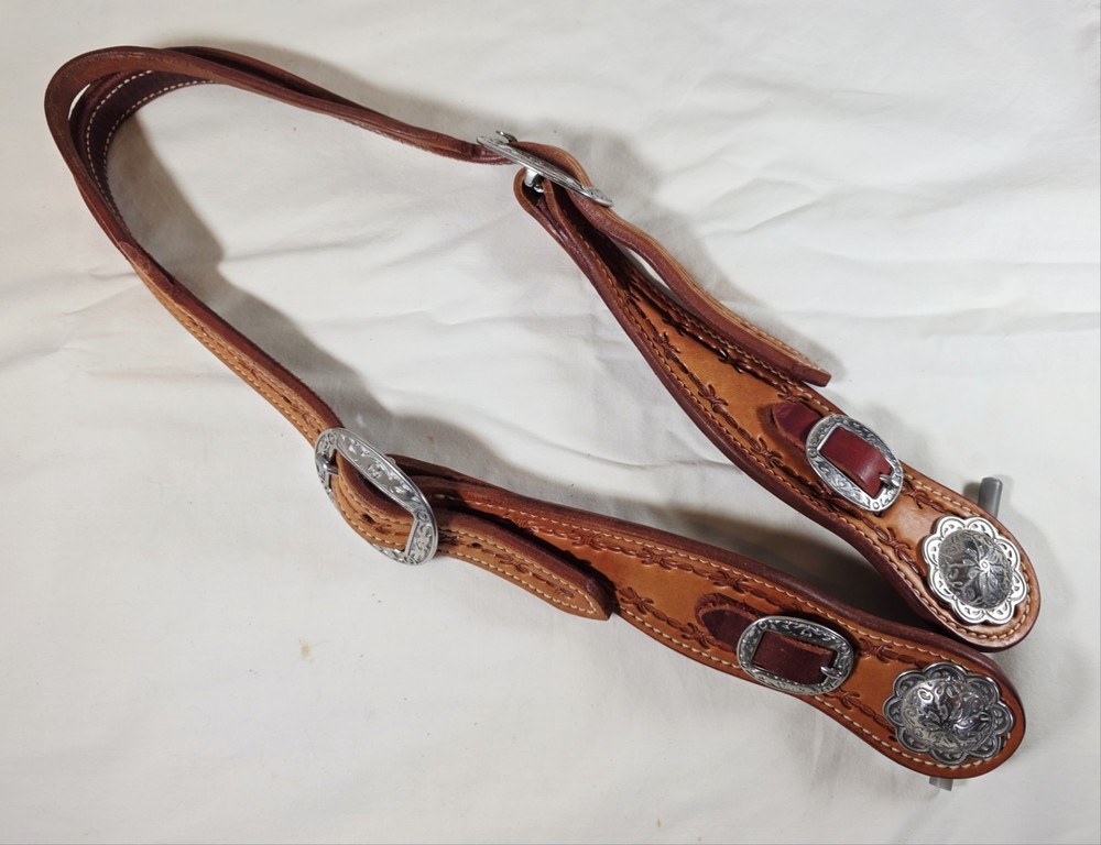Barbed Wire Split Ear Headstall