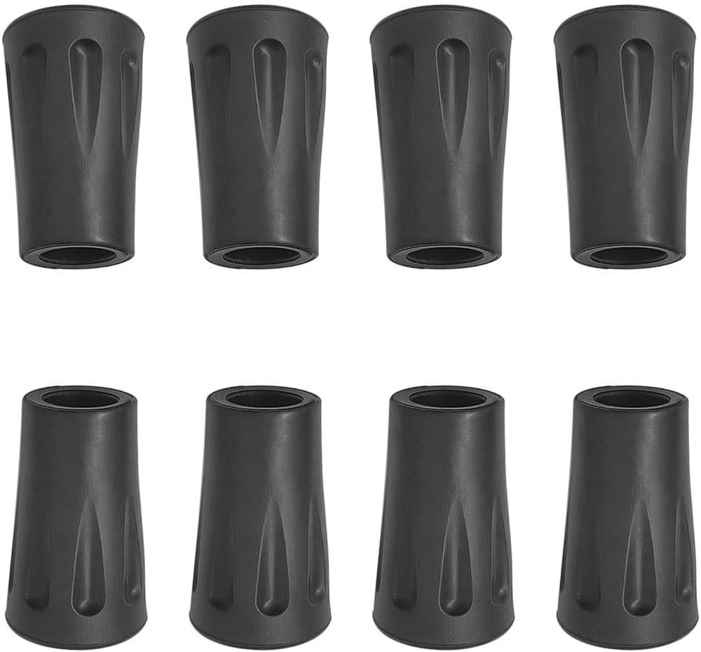 8Pcs Trekking Pole Tips Replacement Protectors, Poles Tips Cover, Rubber Tips fo