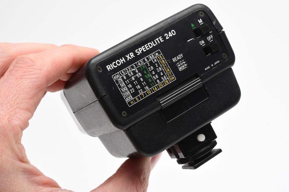 Ricoh XR Speedlight 240 Electronic Flash, Tested