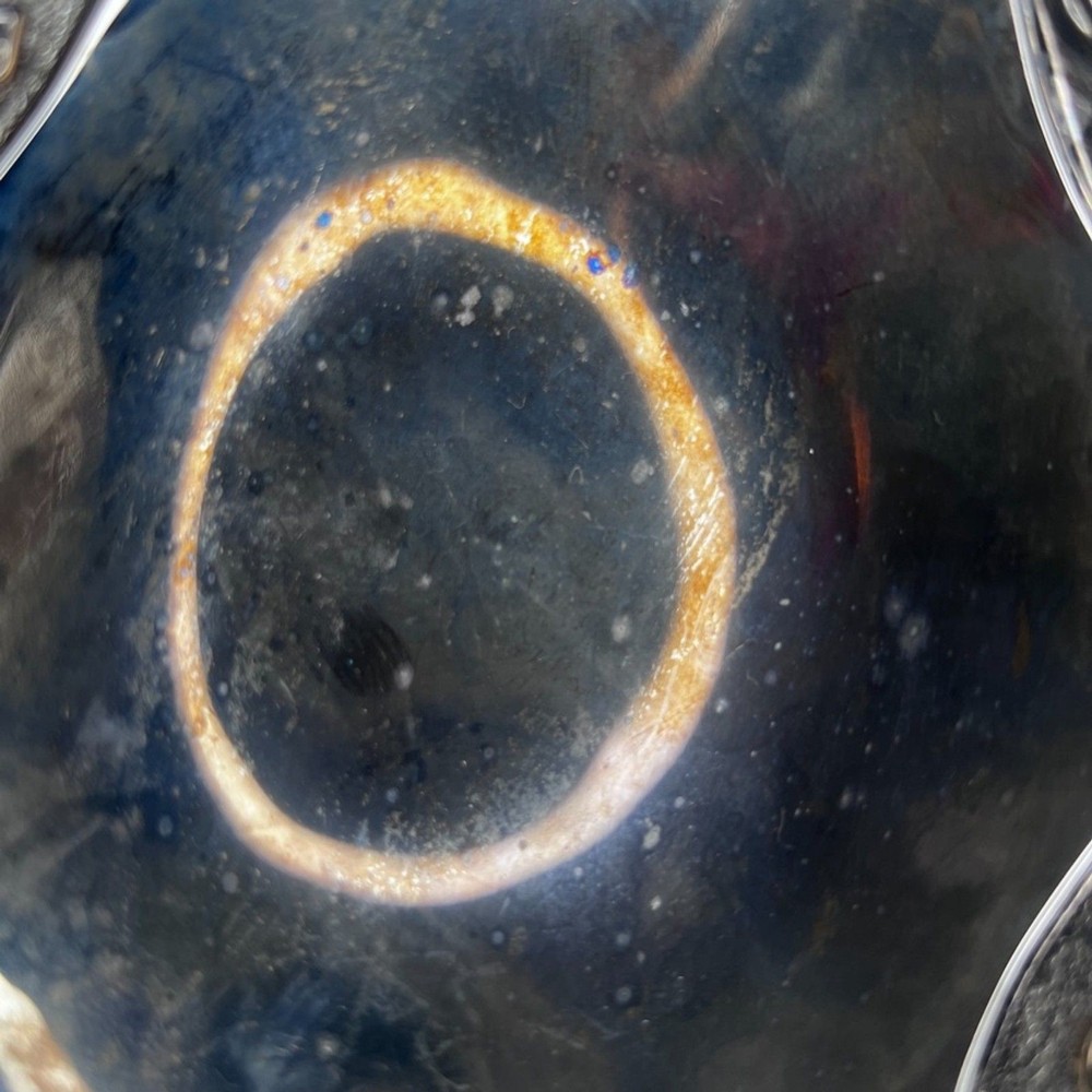 Godinger Silver Art Co Footed Etched Floral Silver Plated Dish Bowl w/ Handles