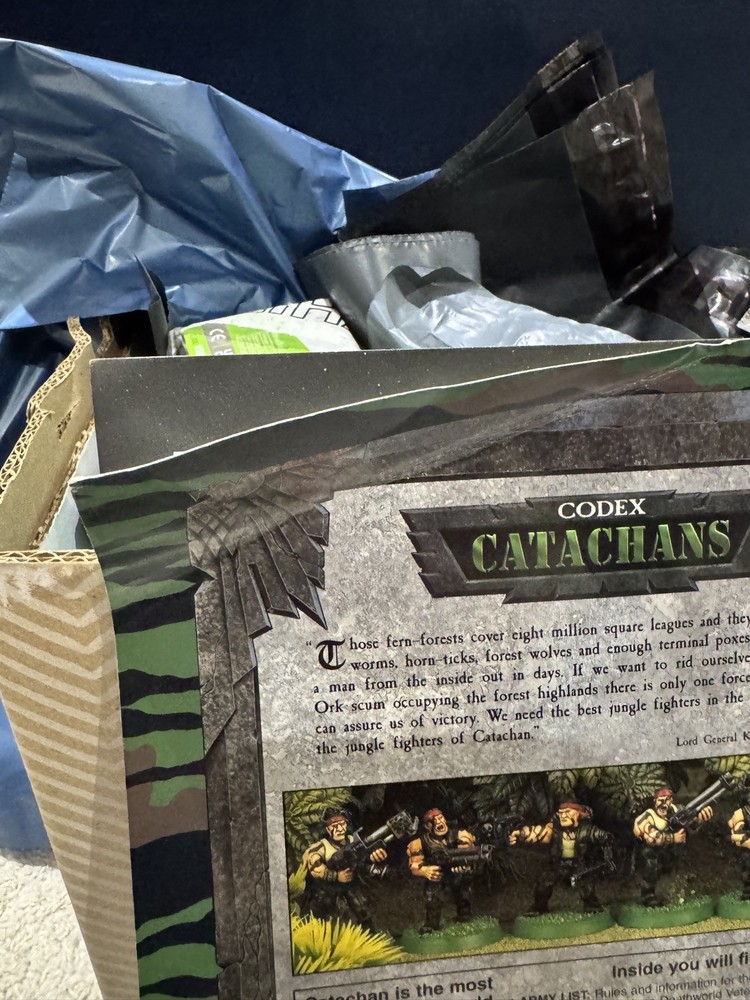 CATACHANS CODEX PAPERBACK SUPPLEMENT WARHAMMER 40K 40,00 GAMES WORKSHOP 2000