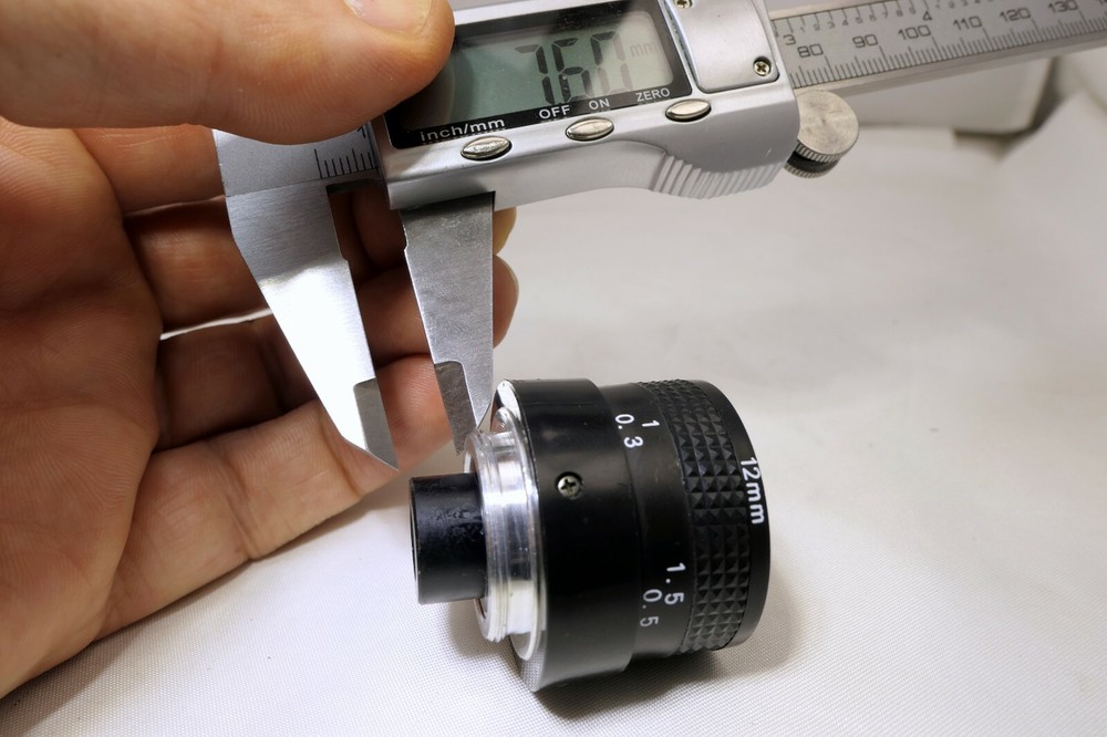 TV 12mm C-Mount (without aperture) lens