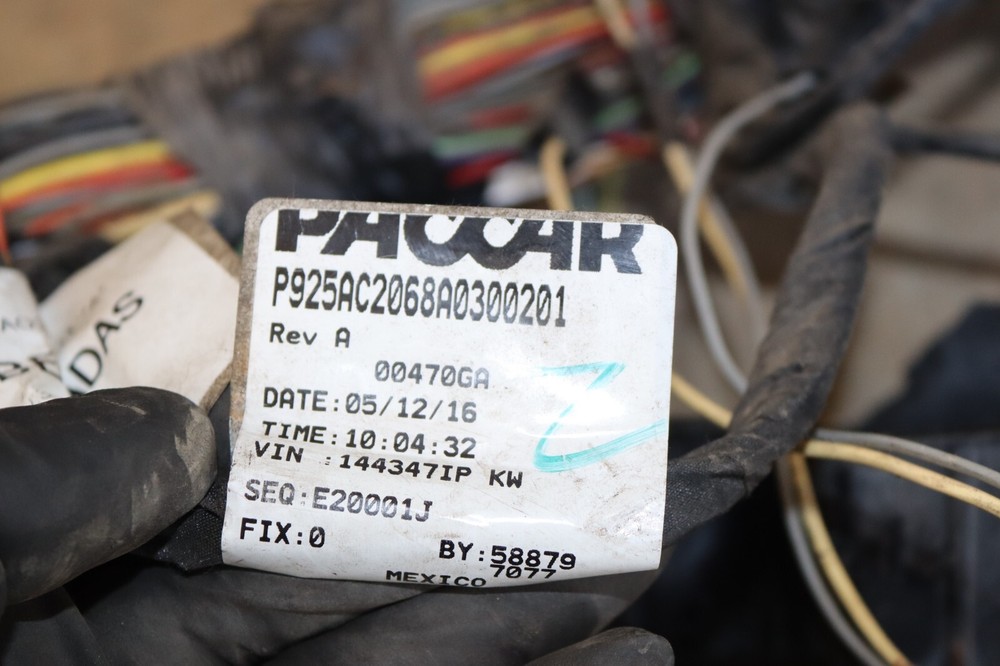 2016 FREIGHTLINER CASCADIA 125 DASHBOARD PANEL WIRE WIRING HARNESS OEM