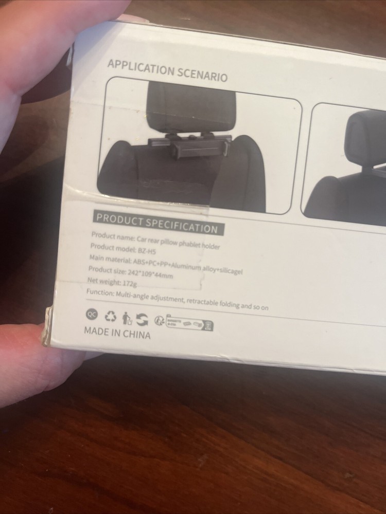 Mibhuvan Tablet iPad Holder For Car Headrest Mount Universal Stretchable