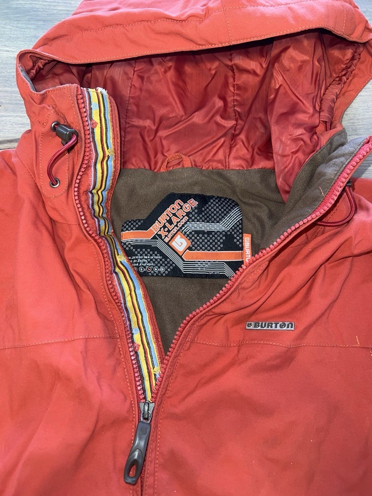 Burton Red/Orange Ski Jacket Size XL