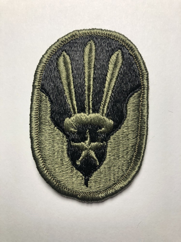 123rd Army Reserve Command (ARCOM) Subdued U.S. Army Shoulder Patch Insignia