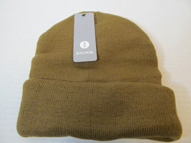Igloos Brown Cuffed Knit Hat Style 46-649