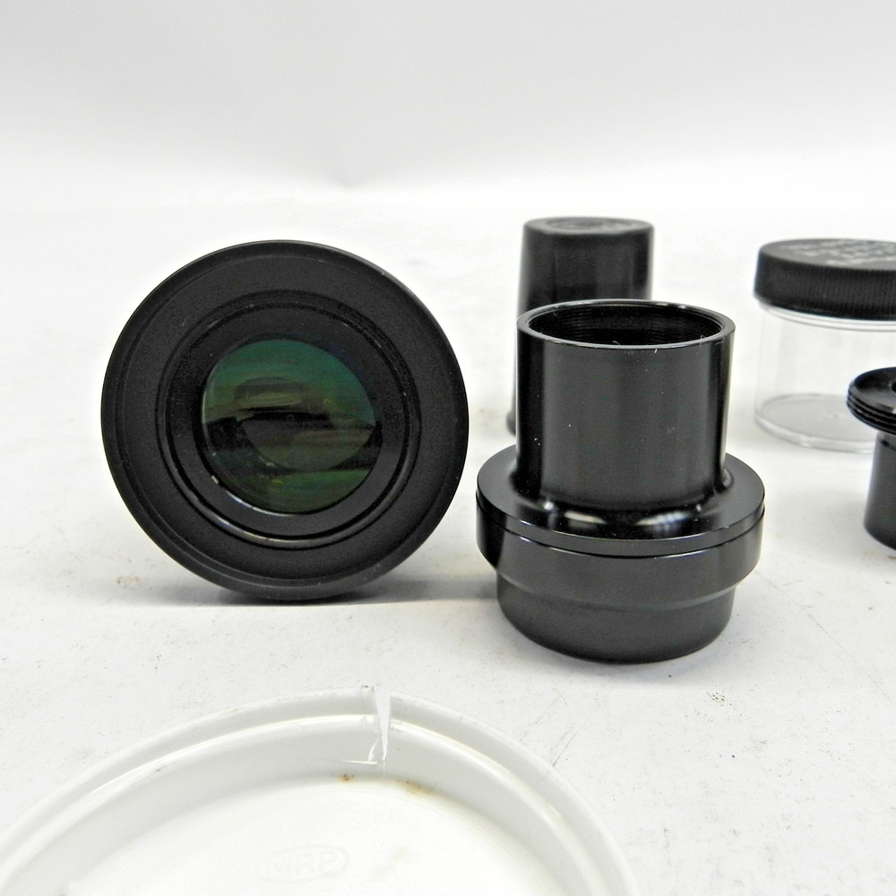 MICROSCOPE EYEPIECE ACCESSORY CAMERA ADAPTERS SCOPETRONIX LOT USED