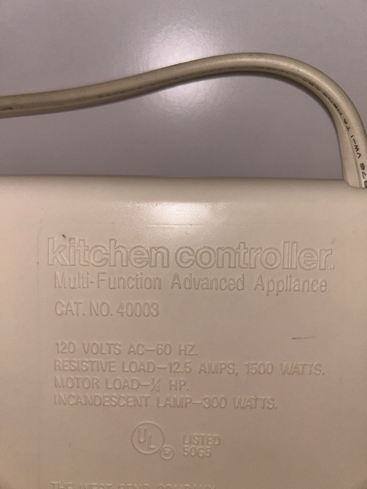 Vintage West Bend Kitchen Controller Mult-function Advanced Appliance - 40003