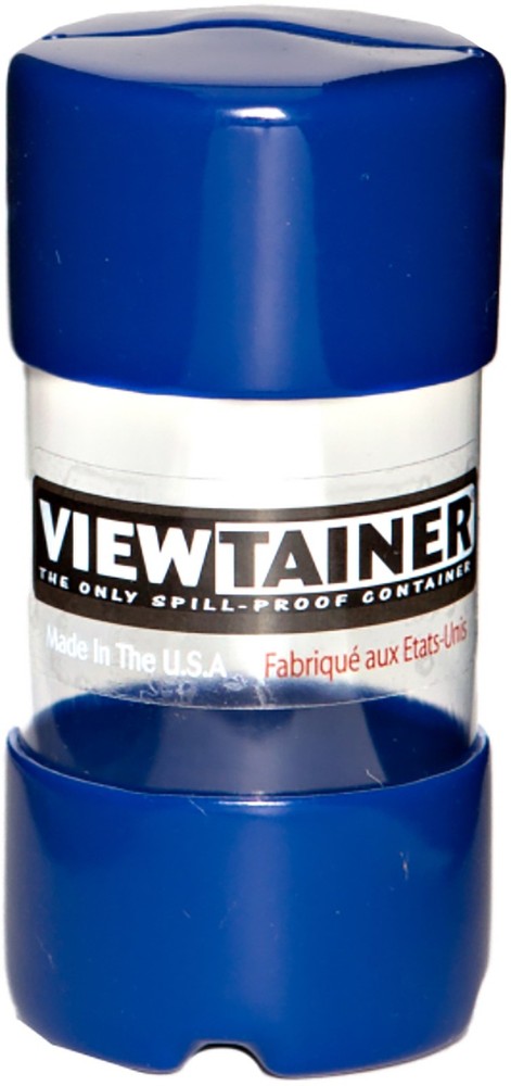 Viewtainer Slit Top Storage Container 2"X4" Blue