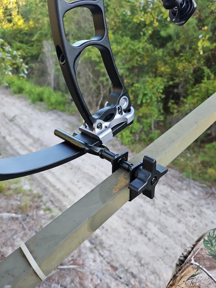 Treestands Universal Bow Holder Easy Installation Adjustable Black