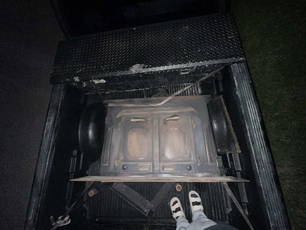 Black Wood Burning Stove