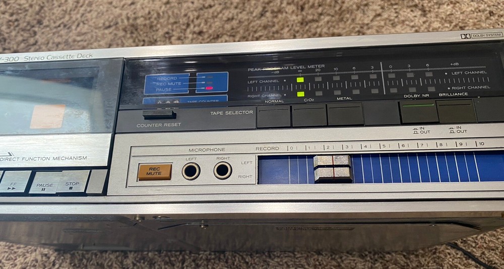 Vintage TEAC V-300 Stereo Cassette Deck