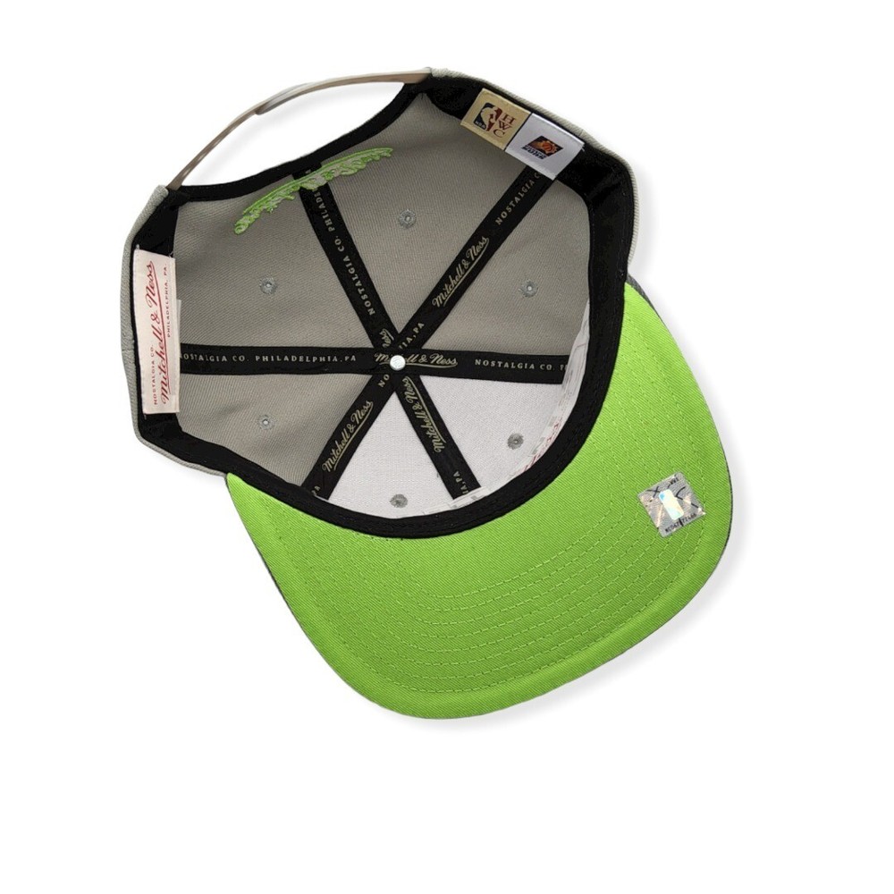 Mitchell & Ness Phoenix Suns Green Bean HWC Grey Adjustable Snapback Hat Cap
