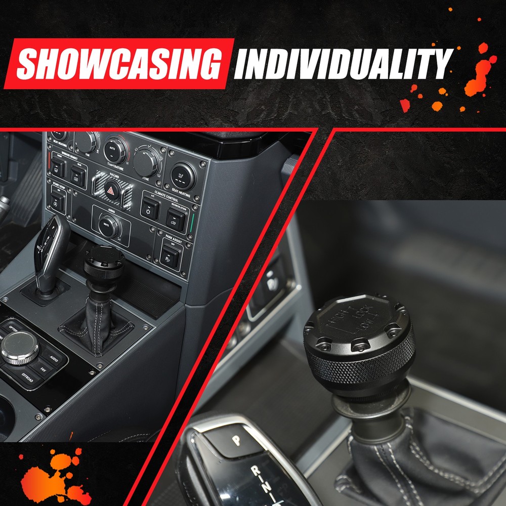 Black Alloy Replace Differential Lock Control Head For INEOS Grenadier 2020+