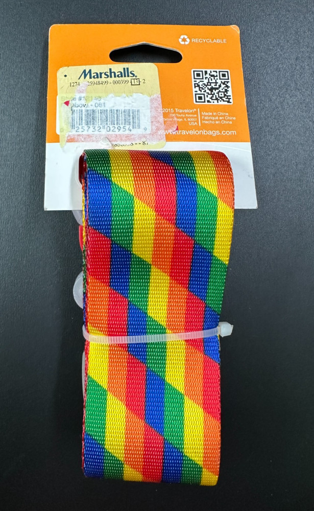 Travelon Rainbow Adjustable Luggage Strap