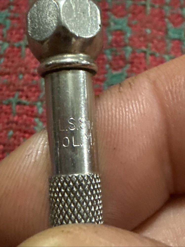L. S. STARRETT Scribe JEWELER SCREWDRIVER - REMOVABLE BIT 🇺🇸