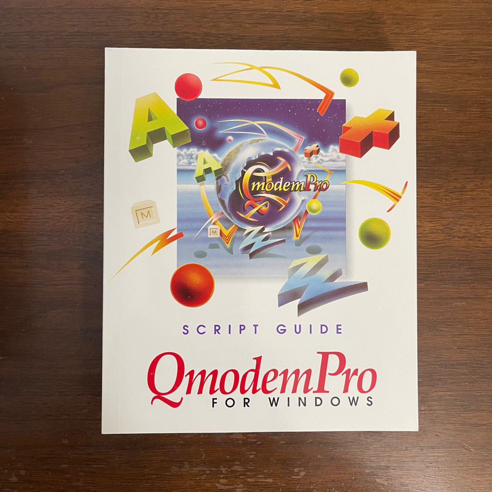 Vintage QmodemPro for Windows Network Edition MSI BBS 3.5" Floppy Software NOS