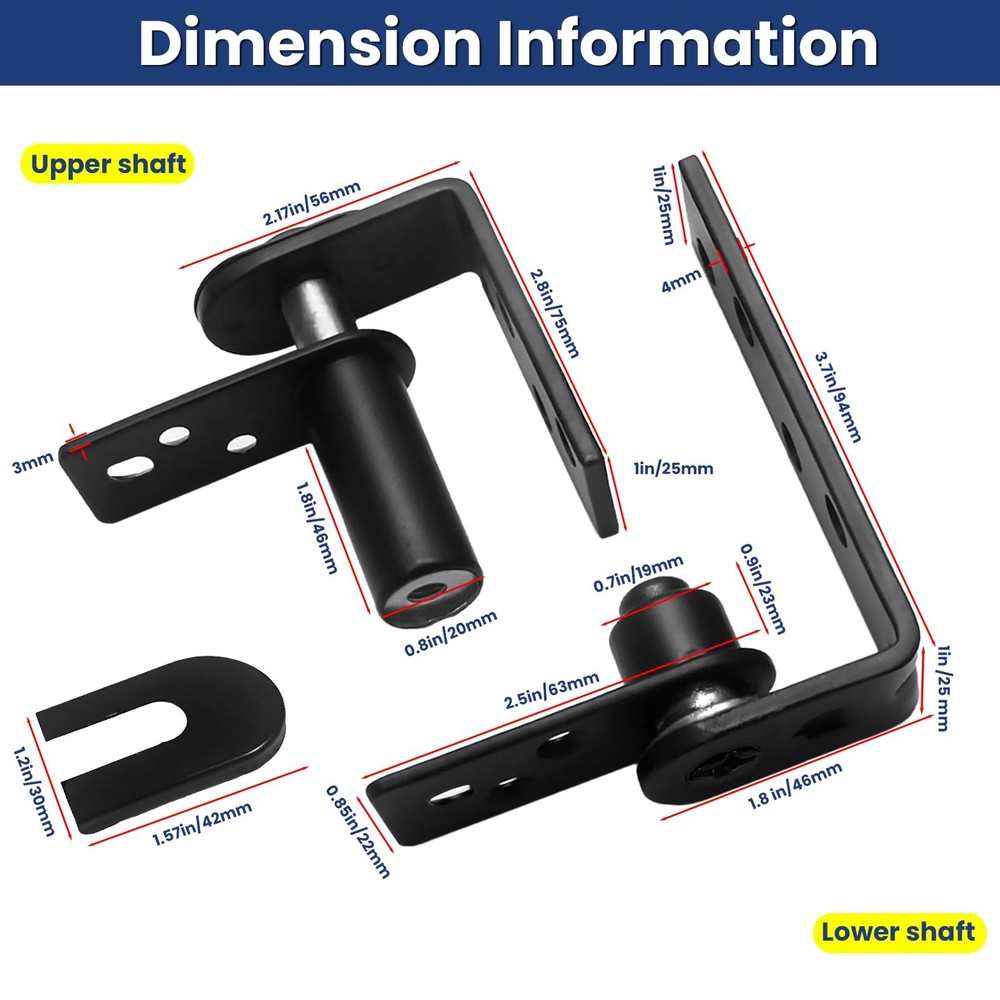 Upgraded Saloon Door Hardware, SelfReturn Double Swing Hinge, Gravity Hinge ...