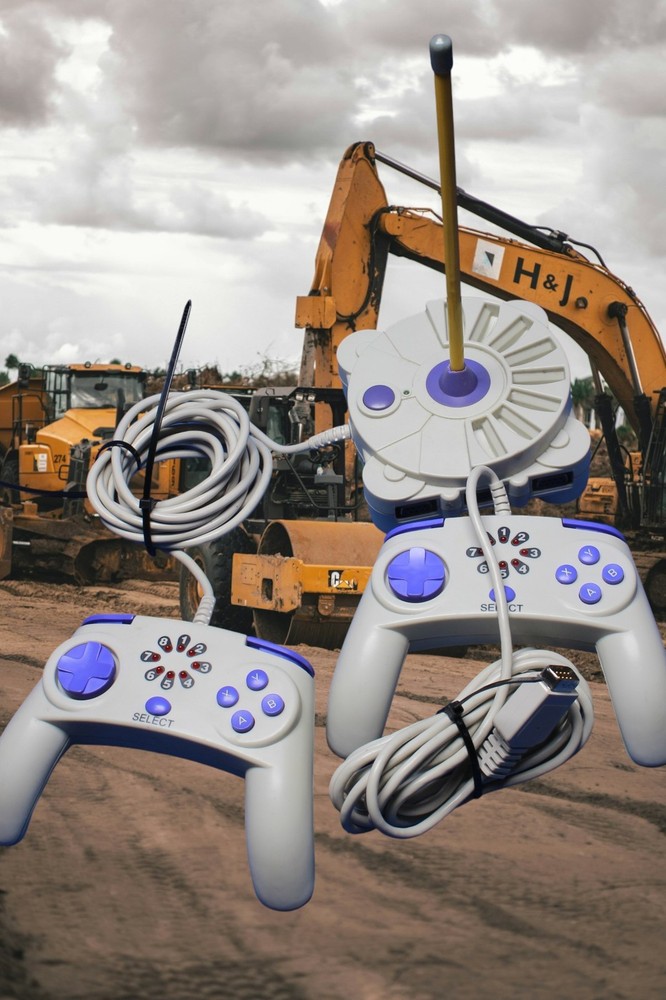 Rokenbok System Control Command Deck Base Controllers 1997  No power cord Tested