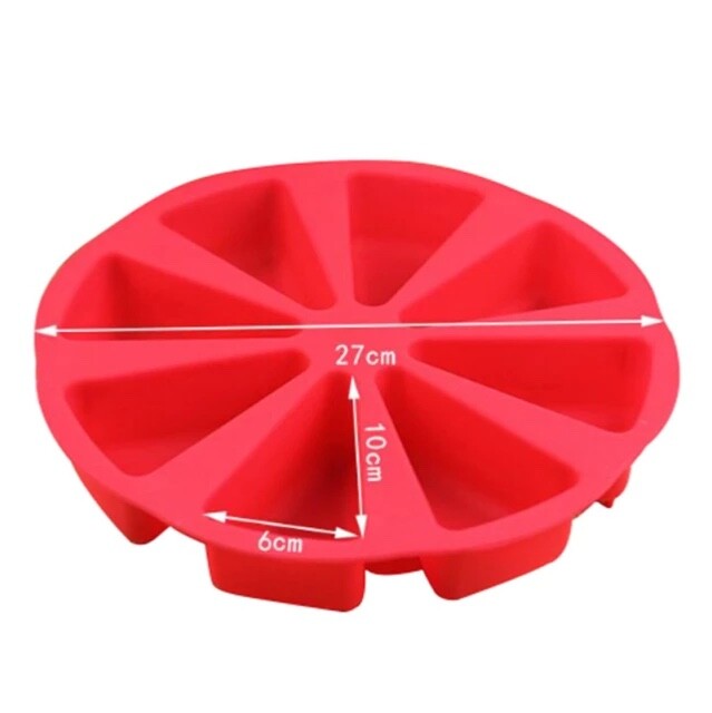 Baking Silicone Mold 8 Points Scone Cake Cupcake Bakeware