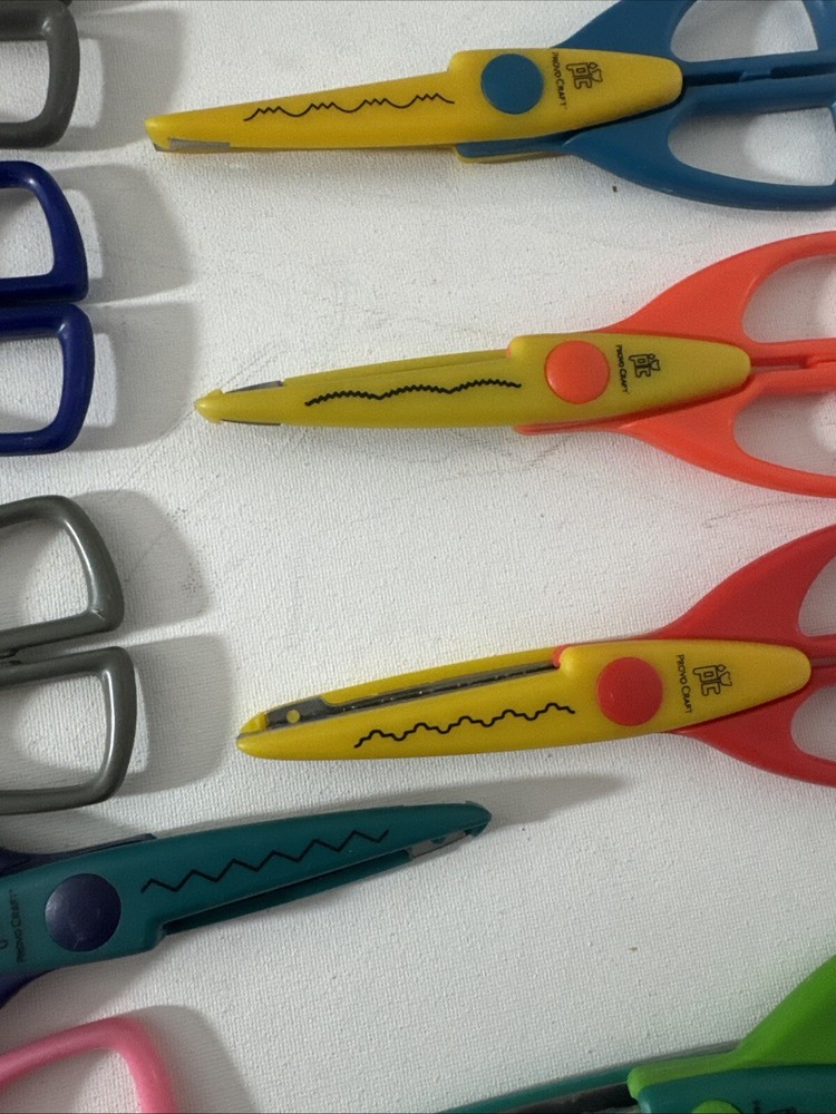 13 PROVO CRAFT PAPER SHAPERS DECOR SCISSORS NUMBERED