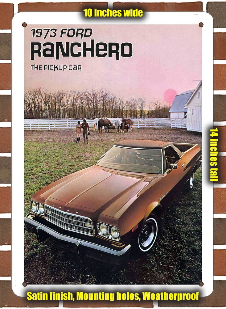Metal Sign - 1973 Ford Ranchero